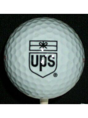 UPS Logo Golf Ball Top-Flite XL 2000 Collectible White Novelty Item